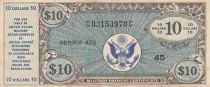 USA 10 dollars - Military Cerificate - Series 472-45 - 1948