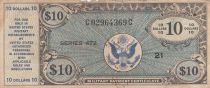 USA 10 dollars - Military Certificate - Série 472-21 - 1948