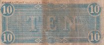 USA 10 Dollars Confederate States - 1864