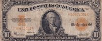 USA 10 Dollars Michael Hillegas - Yellow seal 1922 - Serial H96471351*