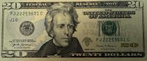 USA 20 Dollars - Jackson - Maison Blanche -  2017A - Serial J10 Kansas City