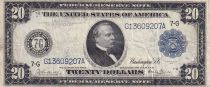 USA 20 Dollars Cleveland - 7-G Chicago - 1914 - Serial G13609207A