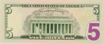 USA 5 Dollars Lincoln - Lincoln Mémorial - 2021 - B2 New York