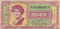 USA 50 cents - Military banknote - Series 541 - Number 16 - 1958