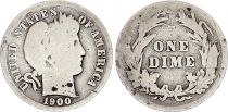 USA Dime Barber  - 1900 - Argent