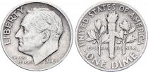 USA Dime Roosevelt - 1948 - Silver