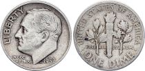 USA Dime Roosevelt - 1952 - S San Francisco - Silver