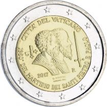 Vatican 2 Euros Commémo. - 2017 BU - Saints Pierre et Paul