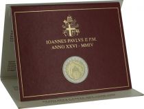 Vatican 2 Euros Commémorative - VATICAN 2004  - Fondation de l\'Etat du Vatican