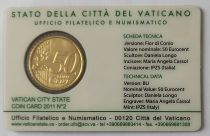 Vatican 50 Centimes Euros 2011 - Sous Blister - Coincard n°2