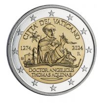 Vatican City State Saint Thomas Aquinas - 2 Euros Commémo. BU 2024