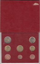 Vatican City State Set of 8 coins from a proof set - 2004 - Pope John Paul II