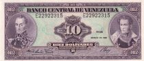 Venezuela 10 Bolivares - Bolivar & Sucre - 1986 - Serial E - P.61a