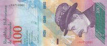 Venezuela 100 Bolivares - Ezequiel Zamora - Monkey - 22-03-2018 - Letter J