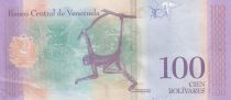 Venezuela 100 Bolivares - Ezequiel Zamora - Monkey - 22-03-2018 - Letter J