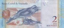 Venezuela 2 Bolivares - Francisco de Miranda - Dauphins - 31-01-2012 - Letter J