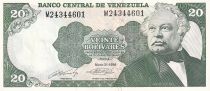 Venezuela 20 Bolivares - José Antonio Paez - 31-05-1990 - Lettre M