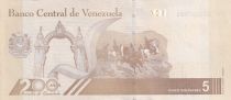 Venezuela 5 Bolivares - Simon Bolivar - Bataille de Carabobo - 29-04-2021 - Série A