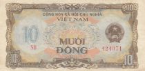 Viet Nam 10 Dong - 1980 - Coat of arms, countryview - Serial SB