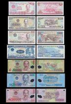 Viet Nam Set of 7 banknotes -  Ho Chi Minh - 1988-2022