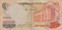 Vietnam du Sud 500 Dong, Palais de l\'indépendance - Tigre - Série H3 - 1972 - P.33