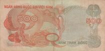 Vietnam du Sud 500 Dong, Palais de l\'indépendance - Tigre - Série H3 - 1972 - P.33