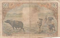 Vietnam South 20 Dong - Hai Muoi Dong - Farmer - Serial X.1 - 1956