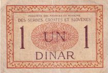 Yougoslavie 1 Dinar - Homme casqué - 1919 - TB - P.12