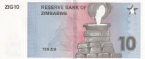 Zimbabwe 10 Zig - 2024 - Série AA